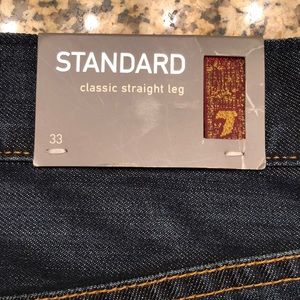 NEW 7 for all mankind standard men’s jeans classic